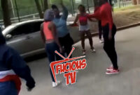 Fight Breaks Out In Raleigh, NC (Worthdale)  Shots Fired & People Turned Into TrackStars!!